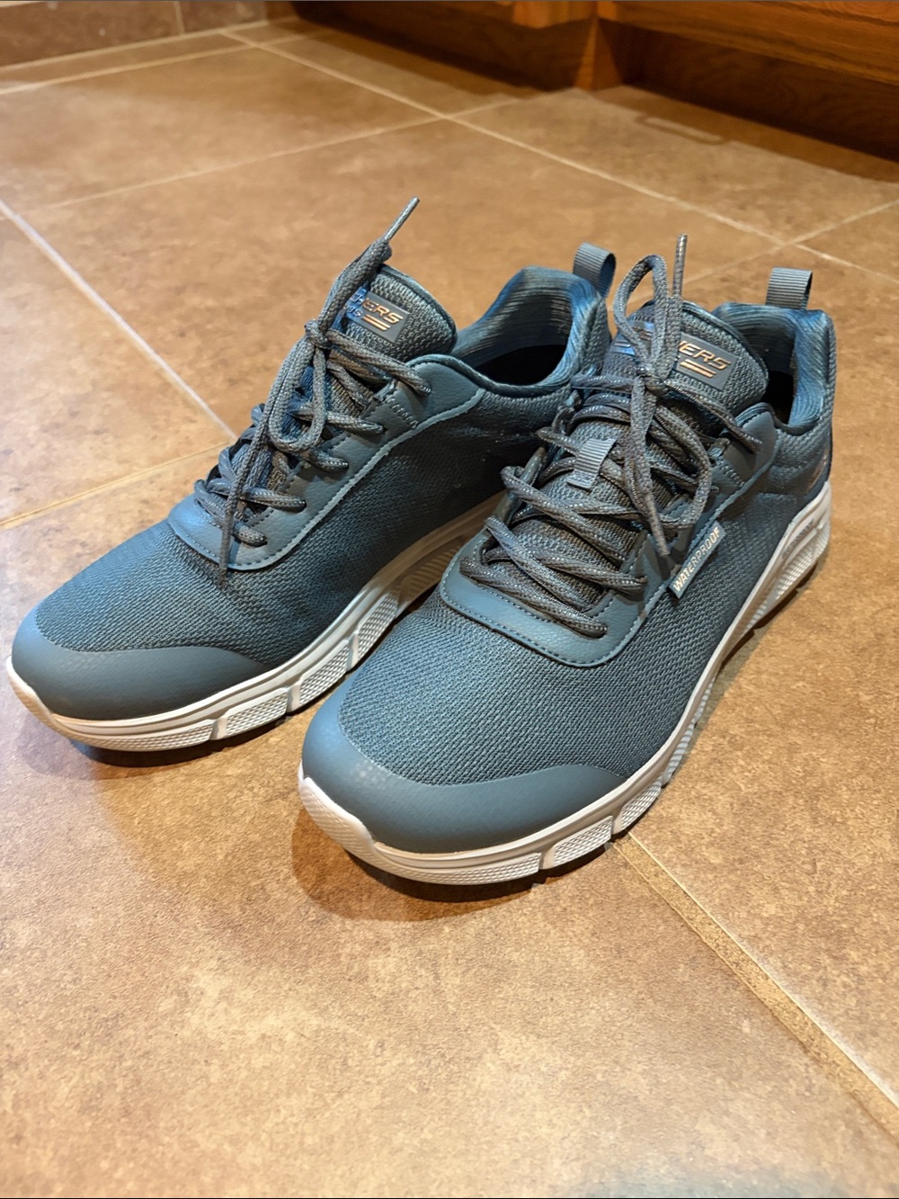 Skechers Teal Athletic Lace-Up Women's Sneakers